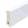 BAUHAUS Profiles And More Sockelleiste Weiß 2,4 M X 1,6 Cm X 5,8 Cm