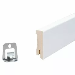 BAUHAUS Profiles And More Sockelleiste Weiß 2,4 M X 1,6 Cm X 5,8 Cm -Angebote Fliesen Store 12 6286