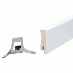 BAUHAUS Profiles And More Sockelleiste Weiß 2,4 M X 1,6 Cm X 5,8 Cm -Angebote Fliesen Store 12 6287