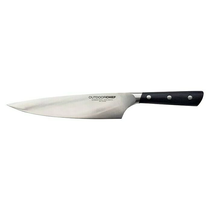 BAUHAUS Outdoorchef Küchenmesser Premium Edelstahl, Klingenlänge: 20 Cm 1 BAUHAUS Outdoorchef Küchenmesser Premium Edelstahl, Klingenlänge: 20 Cm