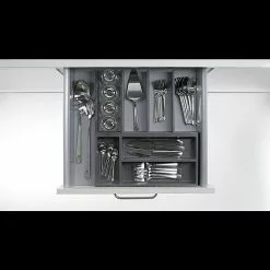 BAUHAUS Essensa Schubladeneinsatz-Set Connect Kunststoff, Dunkelgrau -Angebote Fliesen Store 12 6424