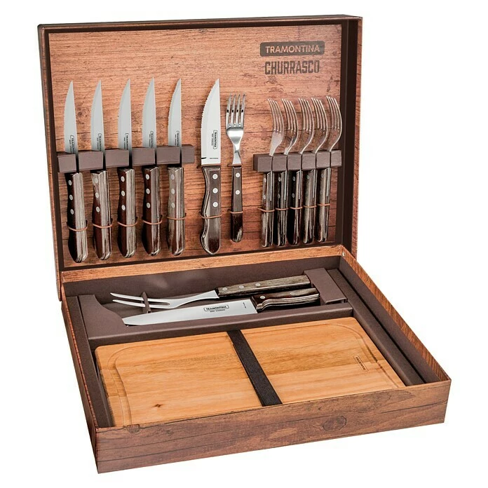 BAUHAUS Tramontina BBQ-Koffer Jumbo 15 -tlg. 1 BAUHAUS Tramontina BBQ-Koffer Jumbo 15 -tlg.