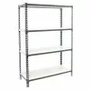 BAUHAUS Simonrack Simonclick Metallregal L X B X H: 50 X 100 X 150 Cm, Traglast: 180 Kg/Boden, Anzahl Böden: 4 Stk., Stecken, Anthrazit/Weiß