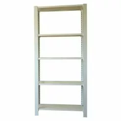 BAUHAUS Simonrack Simonoffice Aktenregal Grundelement L X B X H: 40 X 90 X 210 Cm, Traglast: 200 Kg/Boden, Anzahl Böden: 5, Weiß