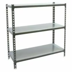 BAUHAUS Simonrack Simonclick Metallregal Mega L X B X H: 30 X 120 X 90 Cm, Traglast: 180 Kg/Boden, Anzahl Böden: 3 Stk., Stecken, Anthrazit/Silber