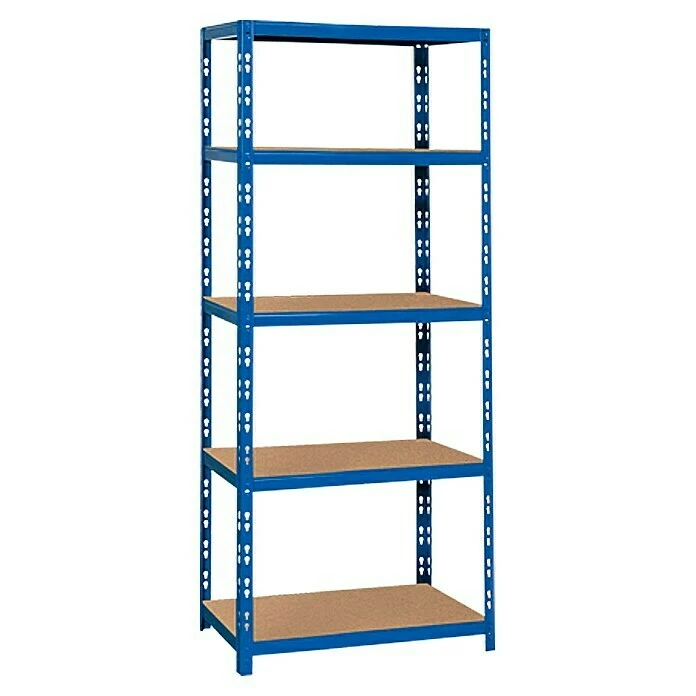 BAUHAUS Regalux Metall-Schwerlastregal M L X B X H: 50 X 60 X 180 Cm, Traglast: 290 Kg/Boden, Anzahl Böden: 5 Stk., Stecken, Blau 1 BAUHAUS Regalux Metall-Schwerlastregal M L X B X H: 50 X 60 X 180 Cm, Traglast: 290 Kg/Boden, Anzahl Böden: 5 Stk., Stecken, Blau