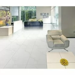 BAUHAUS Feinsteinzeugfliese Onix Cloud 120 X 240 Cm, Weiß/Grau, Glänzend -Angebote Fliesen Store 12 657