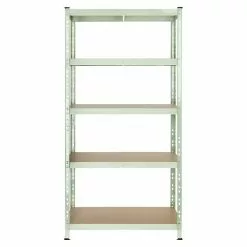 BAUHAUS Regalux Metall-Schwerlastregal L X B X H: 40 X 90 X 180 Cm, Traglast: 175 Kg/Boden, Anzahl Böden: 5 Stk., Stecken, Hellgrün -Angebote Fliesen Store 12 6574