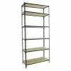 BAUHAUS Simonrack Maderclick Metallregal Mega Plus L X B X H: 50 X 120 X 250 Cm, Traglast: 150 Kg/Boden, Anzahl Böden: 6 Stk., Stecken, Anthrazitgrau