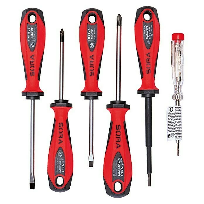 BAUHAUS Schraubendreher-Satz Basic Home 6 -tlg., Schlitz- Und Pozidriv-Schrauben 1 BAUHAUS Schraubendreher-Satz Basic Home 6 -tlg., Schlitz- Und Pozidriv-Schrauben