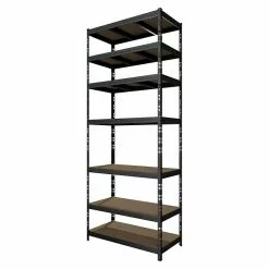 BAUHAUS Metall-Schwerlastregal B X T X H: 90 X 45 Cm X 226 Cm, Traglast: 200 Kg/Boden, Anzahl Böden: 7 Stk., Stecken, Anthrazit -Angebote Fliesen Store 12 6619