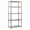 BAUHAUS Simonrack Comfort Metallregal L X B X H: 50 X 100 X 200 Cm, Traglast: 100 Kg/Boden, Anzahl Böden: 5 Stk., Schrauben, Silber