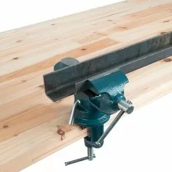 BAUHAUS Wisent Tisch-Schraubstock L X B X H: 157 X 72 X 186 Mm, Spannweite: 60 Mm, Blau -Angebote Fliesen Store 12 6652