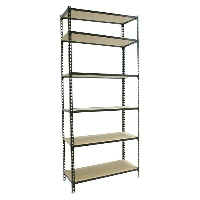 BAUHAUS Simonrack Maderclick Metallregal L X B X H: 30 X 90 X 250 Cm, Traglast: 150 Kg/Boden, Anzahl Böden: 6, Stecken, Anthrazitgrau 1 BAUHAUS Simonrack Maderclick Metallregal L X B X H: 30 X 90 X 250 Cm, Traglast: 150 Kg/Boden, Anzahl Böden: 6, Stecken, Anthrazitgrau