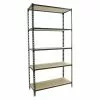 BAUHAUS Simonrack Maderclick Metallregal Mega Plus L X B X H: 50 X 120 X 200 Cm, Traglast: 150 Kg/Boden, Anzahl Böden: 5 Stk., Stecken, Anthrazitgrau