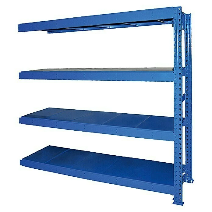 BAUHAUS Regalux Metall-Schwerlastregal Jumbo Anbauregal 60 X 200 X 200 Cm, Traglast: 600 Kg/Boden, Stecken 1 BAUHAUS Regalux Metall-Schwerlastregal Jumbo Anbauregal 60 X 200 X 200 Cm, Traglast: 600 Kg/Boden, Stecken