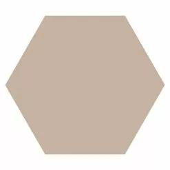 BAUHAUS Feinsteinzeugfliese Hexagon Basic Nude 22 X 25 Cm, Beige, Matt