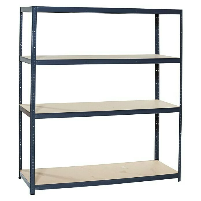 BAUHAUS Regalux Metall-Schwerlastregal R250 60 X 160 X 180 Cm, Traglast: 250 Kg/Boden, Stecken 1 BAUHAUS Regalux Metall-Schwerlastregal R250 60 X 160 X 180 Cm, Traglast: 250 Kg/Boden, Stecken