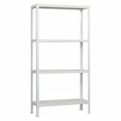 BAUHAUS Simonrack Homeclick Metallregal Mini L X B X H: 30 X 80 X 160 Cm, Traglast: 150 Kg/Boden, Anzahl Böden: 4 Stk., Weiß