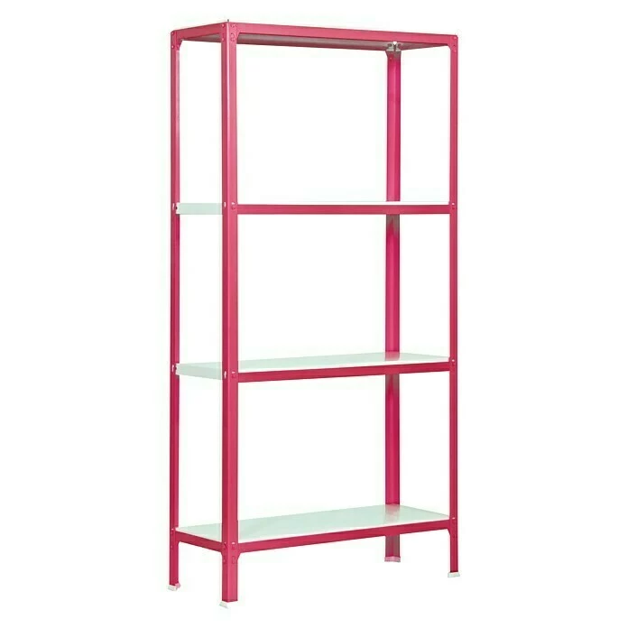 BAUHAUS Simonrack Homeclick Metallregal Mini L X B X H: 40 X 80 X 160 Cm, Traglast: 150 Kg/Boden, Anzahl Böden: 4 Stk., Rosa 1 BAUHAUS Simonrack Homeclick Metallregal Mini L X B X H: 40 X 80 X 160 Cm, Traglast: 150 Kg/Boden, Anzahl Böden: 4 Stk., Rosa
