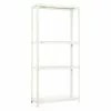 BAUHAUS Simonrack Simonclick Metallregal L X B X H: 40 X 80 X 160 Cm, Traglast: 150 Kg/Boden, Anzahl Böden: 4 Stk., Stecken, Weiß