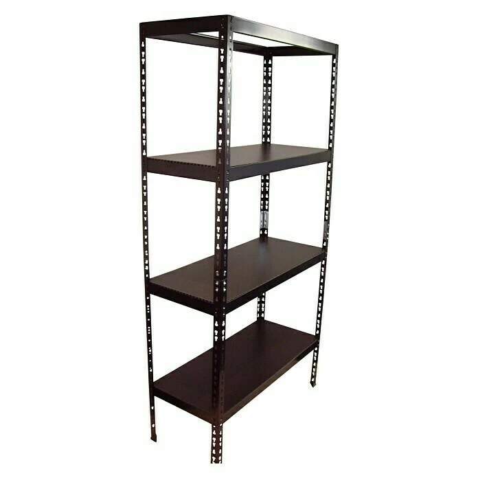 BAUHAUS TKT Metall-Schwerlastregal B X T X H: 90 X 40 Cm X 180 Cm, Traglast: 100 Kg/Boden, Anzahl Böden: 4 Stk., Stecken 1 BAUHAUS TKT Metall-Schwerlastregal B X T X H: 90 X 40 Cm X 180 Cm, Traglast: 100 Kg/Boden, Anzahl Böden: 4 Stk., Stecken