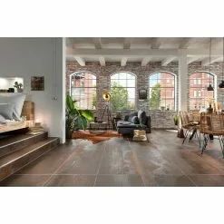 BAUHAUS Oxyd Feinsteinzeugfliese 60 X 120 Cm, Rost, Schimmernd -Angebote Fliesen Store 12 699