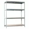 BAUHAUS Simonrack Simonforte Metall-Schwerlastregal L X B X H: 45 X 150 X 200 Cm, Traglast: 600 Kg/Boden, Anzahl Böden: 4, Silber