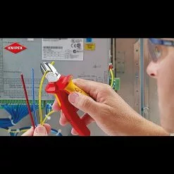 BAUHAUS Knipex Seitenschneider Länge: 140 Mm, Kunststoff überzogen, Poliert -Angebote Fliesen Store 12 7107