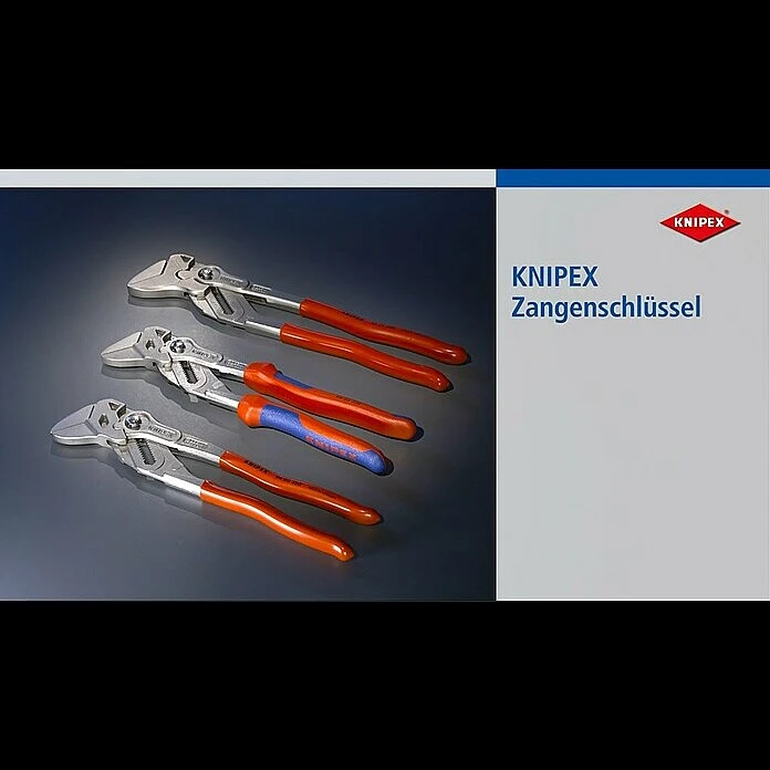 BAUHAUS Knipex Zangenschlüssel Greifkapazität Muttern: 68 Mm, Verchromt, Kunststoff überzogen 3 BAUHAUS Knipex Zangenschlüssel Greifkapazität Muttern: 68 Mm, Verchromt, Kunststoff überzogen – Bild 3