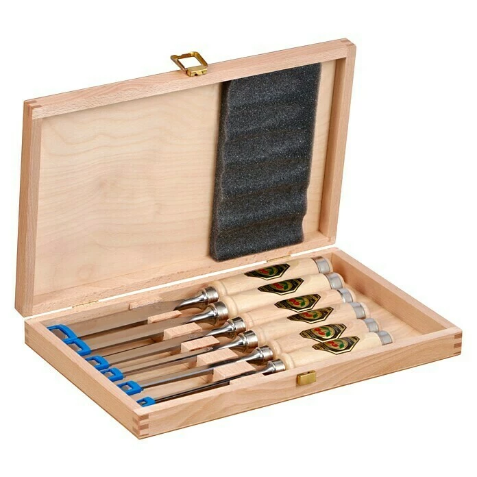 BAUHAUS Kirschen Stechbeitelsatz 6 -tlg. 3 BAUHAUS Kirschen Stechbeitelsatz 6 -tlg. – Bild 3