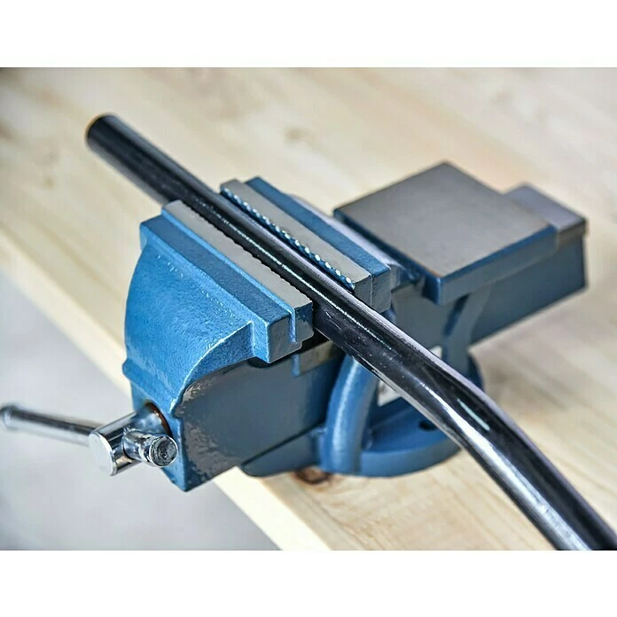 BAUHAUS Schraubstock 125 Mm, 360° Drehbar, Metall 3 BAUHAUS Schraubstock 125 Mm, 360° Drehbar, Metall – Bild 3