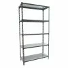 BAUHAUS Simonrack Simonclick Metallregal Super Plus L X B X H: 50 X 110 X 200 Cm, Traglast: 180 Kg/Boden, Anzahl Böden: 5 Stk., Stecken, Anthrazit/Silber