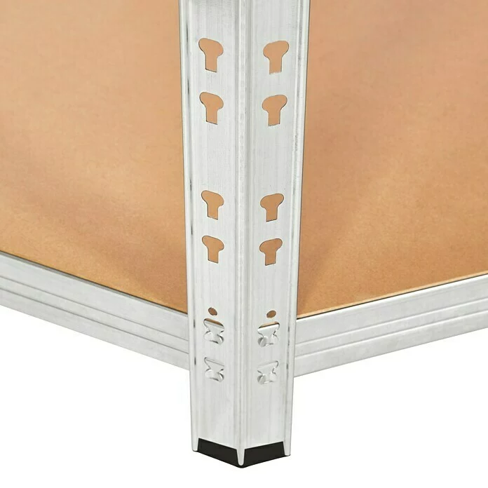 BAUHAUS Regalux Metall-Eckregal L X B X H: 40 X 90 X 180 Cm, Traglast: 175 Kg/Boden 3 BAUHAUS Regalux Metall-Eckregal L X B X H: 40 X 90 X 180 Cm, Traglast: 175 Kg/Boden – Bild 3