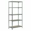 BAUHAUS Simonrack Maderclick Metallregal Plus L X B X H: 50 X 100 X 200 Cm, Traglast: 150 Kg/Boden, Anzahl Böden: 5, Stecken, Silber