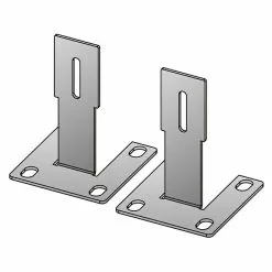 BAUHAUS Scholz System Stahlfuß-Set 2 Stk., Stahl