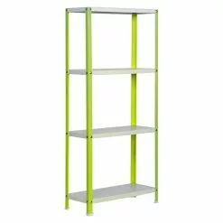 BAUHAUS Simonrack Homeclassic Metallregal L X B X H: 30 X 80 X 160 Cm, Traglast: 100 Kg/Boden, Anzahl Böden: 4 Stk., Schrauben, Grün