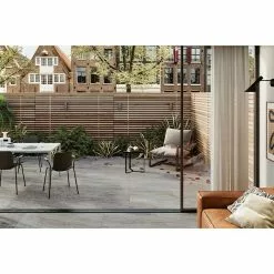 BAUHAUS Atlas Concorde Solution Terrassenfliese Regent Silver 45 X 90 X 2 Cm, Silbergrau, Matt -Angebote Fliesen Store 12 781