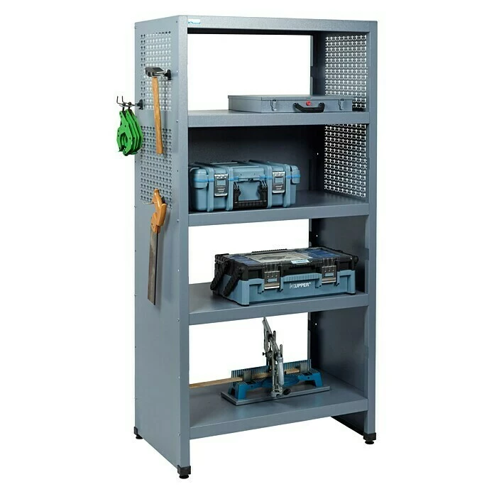 BAUHAUS Küpper Metallregal L X B X H: 53 X 91 X 180 Cm, Traglast: 75 Kg/Boden 1 BAUHAUS Küpper Metallregal L X B X H: 53 X 91 X 180 Cm, Traglast: 75 Kg/Boden