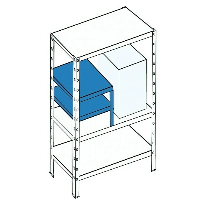 BAUHAUS Regalux Winkelprofil L X B X H: 3,5 X 3,5 X 150 Cm, Verzinkt 5 BAUHAUS Regalux Winkelprofil L X B X H: 3,5 X 3,5 X 150 Cm, Verzinkt – Bild 5