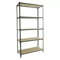 BAUHAUS Simonrack Maderclick Metallregal Mega Plus L X B X H: 40 X 120 X 200 Cm, Traglast: 150 Kg/Boden, Anzahl Böden: 5 Stk., Stecken, Anthrazitgrau