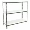 BAUHAUS Simonrack Simonclick Metallregal L X B X H: 40 X 90 X 100 Cm, Traglast: 180 Kg/Boden, Anzahl Böden: 3 Stk., Stecken, Anthrazit/Weiß