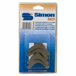 BAUHAUS Simonrack Regalfuß 4 Stk., Passend Für: Simonrack Einlegeböden, Grau