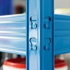 BAUHAUS Regalux Metall-Schwerlastregal XXL L X B X H: 60 X 160 X 185 Cm, Traglast: 350 Kg/Boden, Anzahl Böden: 4 Stk., Stecken, Blau -Angebote Fliesen Store 12 8158