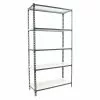 BAUHAUS Simonrack Simonclick Metallregal L X B X H: 30 X 100 X 200 Cm, Traglast: 180 Kg/Boden, Anzahl Böden: 5 Stk., Stecken, Anthrazit/Weiß