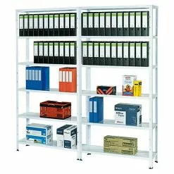 BAUHAUS Regalux Aktenregal Office 100 30 X 100 X 209 Cm, Traglast: 60 Kg/Boden, Weiß -Angebote Fliesen Store 12 8259