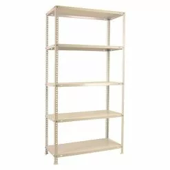 BAUHAUS Simonrack Simonclassic Metallregal Advantage Plus L X B X H: 40 X 100 X 200 Cm, Traglast: 75 Kg/Boden, Anzahl Böden: 5 Stk., Schrauben, Weiß