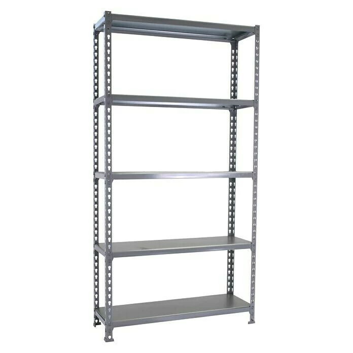BAUHAUS Simonrack Simonclick Metallregal Super Plus L X B X H: 40 X 110 X 200 Cm, Traglast: 180 Kg/Boden, Anzahl Böden: 5 Stk., Stecken, Grau 1 BAUHAUS Simonrack Simonclick Metallregal Super Plus L X B X H: 40 X 110 X 200 Cm, Traglast: 180 Kg/Boden, Anzahl Böden: 5 Stk., Stecken, Grau