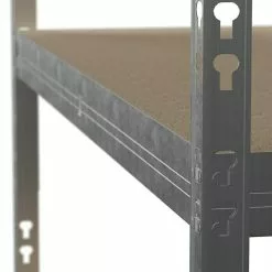 BAUHAUS Regalux Metall-Schwerlastregal L X B X H: 40 X 90 X 180 Cm, Traglast: 175 Kg/Boden, Anzahl Böden: 5 Stk., Stecken, Silber -Angebote Fliesen Store 12 8348