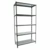 BAUHAUS Simonrack Simonclick Metallregal L X B X H: 40 X 100 X 200 Cm, Traglast: 180 Kg/Boden, Anzahl Böden: 5 Stk., Stecken, Anthrazit/Silber